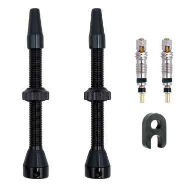 IBRIQO® Set 2 Válvulas Tubeless Presta 60mm MTB y ROAD